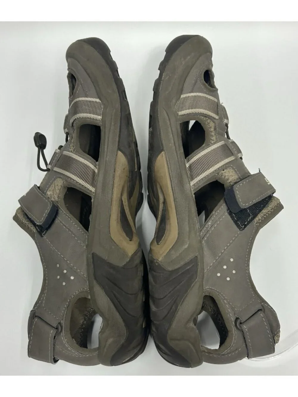 TEVA OMNIUM 2 Men’s Sandals Sz 13 Leather Water Shoes Hiking Outdoor Closed Toe